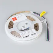 Светодиодная лента RGBW 24V 20W/m RT-A168-10mm RGBW-Warm (2835, 840LED) 056879