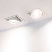 Встраиваемый светильник   9W Белый дневной 028148 CL-SIMPLE-S80x80-9W 45deg 220V IP20 поворотный квадратный белый