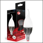 светодиодная лампа свеча на ветру Белый дневной  6.5W Supra SL-LED-CNW-6.5W/4000/E14 6464