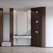 Накладной светильник  12W Белый теплый 025457(1) SP-TWIST-SURFACE-R70 WH-BK 220V  цилиндр черный
