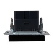 Розетка встраиваемая USB IEK BRITE A+A 3,1А BR-U21-D31-K53 РЮ10-1-БрГ графит