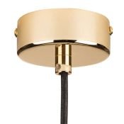 Люстра подвесная Lightstar без лампы 816017 DUMO 1х40W E14 черный/золото