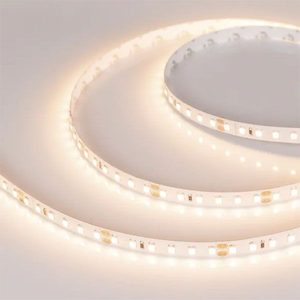 Светодиодная лента Белый теплый 2835 24V  9.6W/m 120Led/метр 024571(2) RT-A120-50m 3000K 2x LUX