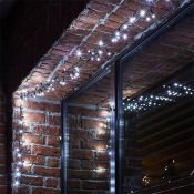 гирлянда НИТЬ  4.5W Белый UL-00013213 ULD-F90PRO S10M-100-TBK WH, черный провод 10 м. 220V, 100 Led, IP67, с мерцанием без вилки