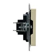 Розетка встраиваемая HDMI IEK BRITE BR-H10-K10 РHDMI-0-БрКр бежевый
