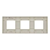 Рамка пластик 3 поста IEK SKANDY SK-M32-K10 SK-F01B бежевый