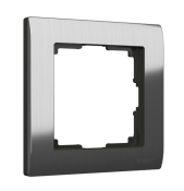 Рамка металлическая 1 пост WERKEL Metallic WL02-Frame-01-DBL / W0081602  глянцевый никель