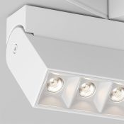 Трековый светильник 20W Белый теплый TR077-2-20W3K-W Точки / Points Rot Gravity 3000K белый
