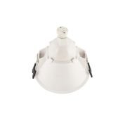 Встраиваемый светильник без лампы DENKIRS KAPUR DK3026-WB GU10/GU5.3 белый/черный круглый