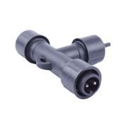 Соединитель для гирлянд Т-образный UL-00013228 UTC-F90 Y3 BLACK черный 1 вход-2 выхода IP67