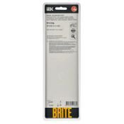 Рамка стеклянная 4 поста IEK BRITE BR-M42-G-41-K06 РУ-4-2-Бр эко грин RE