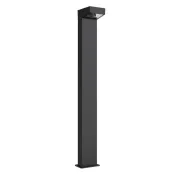 светильник 12W Белый теплый 050732 LGD-JASMUS-BOLL-H900 (BK, 93 deg, 230V) IP65 цилиндр стационарный черный