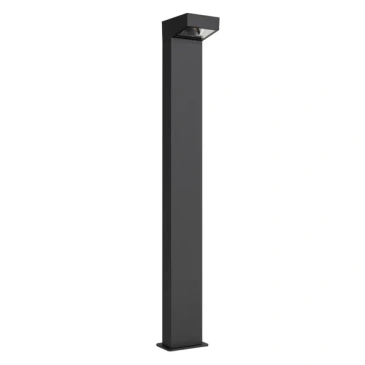 светильник 12W Белый теплый 050732 LGD-JASMUS-BOLL-H900 (BK, 93 deg, 230V) IP65 цилиндр стационарный черный