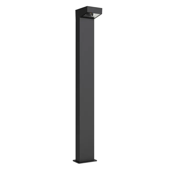 светильник 12W Белый теплый 050732 LGD-JASMUS-BOLL-H900 (BK, 93 deg, 230V) IP65 цилиндр стационарный черный
