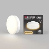 светодиодная лампа GX53  Белый теплый 12W Denkirs DK-GX53-12W-120-3K