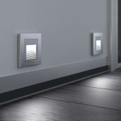 Встраиваемый светильник    1W Белый дневной WL06-BL-02-LED 220V IP20 квадратный / W1154206 серебряный