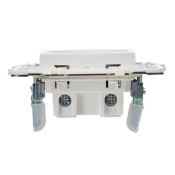 Штепсельная розетка встраиваемая IEK SKANDY 10А SK-R13-10-K01 SK-R01W без з/к с з/ш арктический белый