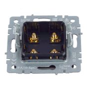 Розетка встраиваемая аудио IEK BRITE BR-S40-K46 РА10-БрС сталь