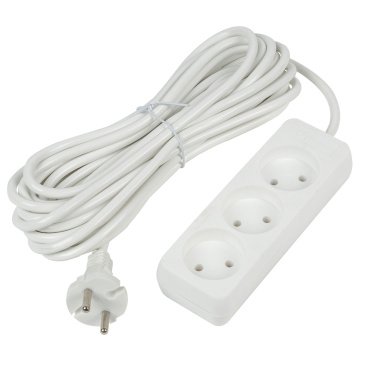 удлинитель без заземления Uniel UL-00009980 S-CU3-10 WHITE 2м Ultra
