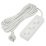 удлинитель без заземления Uniel UL-00009980 S-CU3-10 WHITE 2м Ultra