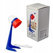 светильник настольный без лампы ULO-K22 D-E14-A WHITE-BLUE-RED UL-00010040 триколор