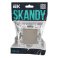Выключатель встраиваемый одноклавишный кнопочный IEK SKANDY SK-V17-0-10-K37 SK-V14Sh шампань