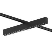 Трековый светильник однофазный  40W Белый дневной SOLID EDDER DK6644-BK IP20 на шинопровод черный