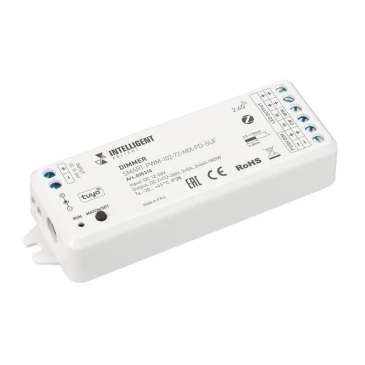 Диммер 035310 SMART-PWM-102-72-MIX-PD-SUF (12-36V, 2x5A, ZB, 2.4G)