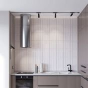 Готовый магнитный набор DENKIRS  31W Белый теплый SET AIR 03 4.0м накладной угловой черный