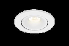 Встраиваемый светильник   3W Белый теплый GIRA MINI WHITE 220V IP44 круглый белый
