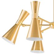 Люстра подвесная Lightstar без лампы 816061 DUMO 6х40W E14 латунь/золото