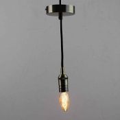 подвес Vintage 056-748 SUN-LUMEN 142/ E14 BRONZE черный провод подвес Vintage 056-748 SUN-LUMEN 142/ E14 BRONZE черный провод