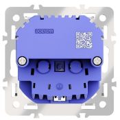 Механизм розетки с заземлением и защитными шторками 16А с USB A+C S70