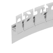 алюминиевый профиль PLINTUS-FANTOM-BENT-H20-SIDE-2000 WHITE 043674(1)