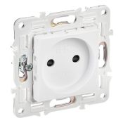 Штепсельная розетка встраиваемая IEK SKANDY 10А SK-R13-10-K01 SK-R01W без з/к с з/ш арктический белый Штепсельная розетка встраиваемая IEK SKANDY 10А SK-R13-10-K01 SK-R01W без з/к с з/ш арктический белый