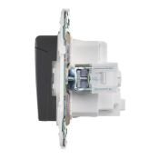 Штепсельная розетка встраиваемая IEK SKANDY 16А SK-R16-16-44-K53 SK-R11G с з/к без з/ш и крышкой графит IP44