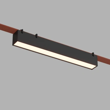 Трековый светильник  12W Белый теплый BELTY LINEAR DK5575-BK IP20 на шинопровод черный