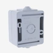 Выключатель двухклавишный IP65-2 беспроводной накладной (CR2032) IP65