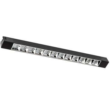 Трековый светильник 30W Белый дневной ULB-Q282 30W-4000K BLACK 60deg на шинопровод черный  UL-00010124 Volpe