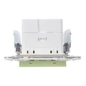 Розетка встраиваемая USB IEK SKANDY A+C 3,1А SK-U22-D31-K06 SK-R14G мятный