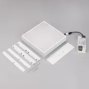 Встраиваемый светильник  24W Белый теплый 045700 DL-GRIGLIATO-S190x190 IP40 квадрат белый металл