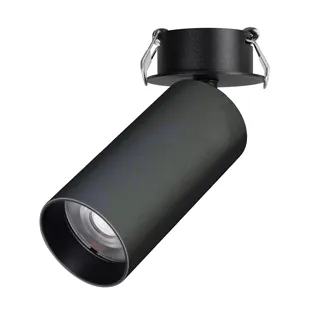 Встраиваемый светильник   9W Белый теплый 049931 SP-GABI-BUILT-FLAP-R50 36deg 220V IP40 поворотный цилиндр черный