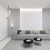 Накладной светильник  35W Белый теплый DENKIRS FLEX DK7502-BK настенный черный 2м