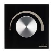 Панель встраиваемая Rotary  027102 SMART-P28-DIM Black (12-24V, 2.4G)