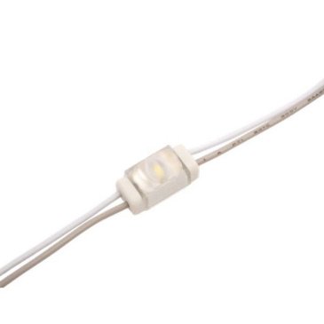 Светодиодный модуль герм. 1led Белый теплый 2835smd 12V S-1-WW