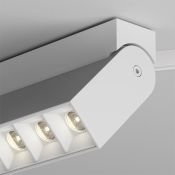 Трековый светильник 20W Белый теплый TR077-2-20W3K-W Точки / Points Rot Gravity 3000K белый