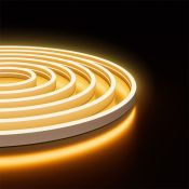 Гибкий неон   10W Белый теплый 17-300 6x12mm 24V IP65 3000K 5м
