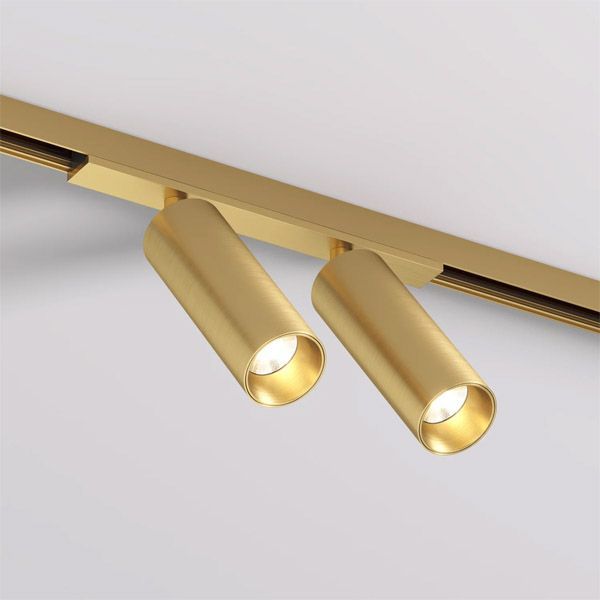 Трековый светильник  16W Белый теплый SHINE SPOT SHINE SPOT DK5742-SB IP20 на шинопровод латунь