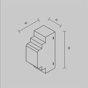 Блок питания (AC-DC) 24V   30W 821015 PSL016  на din-рейку