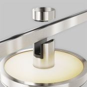 Трековый светильник 7W Белый теплый TR152-1-7W3K-PT Плато / Plato Flarity IP20 платина